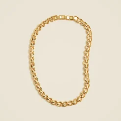 Metallic chainlink necklace