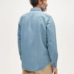 Midweight denim shirt