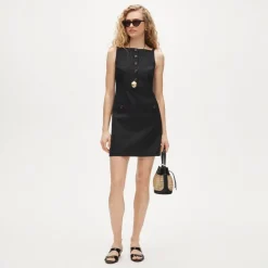 Mini sheath dress in Gramercy linen blend