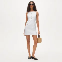 Mini sheath dress in Gramercy linen blend