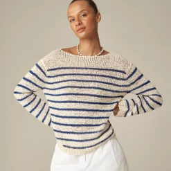 Montauk pullover sweater in stripe