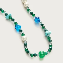 Multicolored beaded necklace