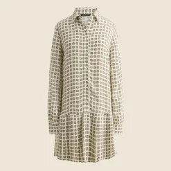 New Amelia shirt-dress in foulard print