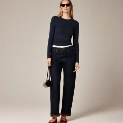 New pointelle long-sleeve T-shirt