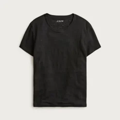 New relaxed linen T-shirt