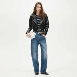 New relaxed linen T-shirt in stripe
