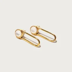 Odette New York® Aura mother-of-pearl earrings