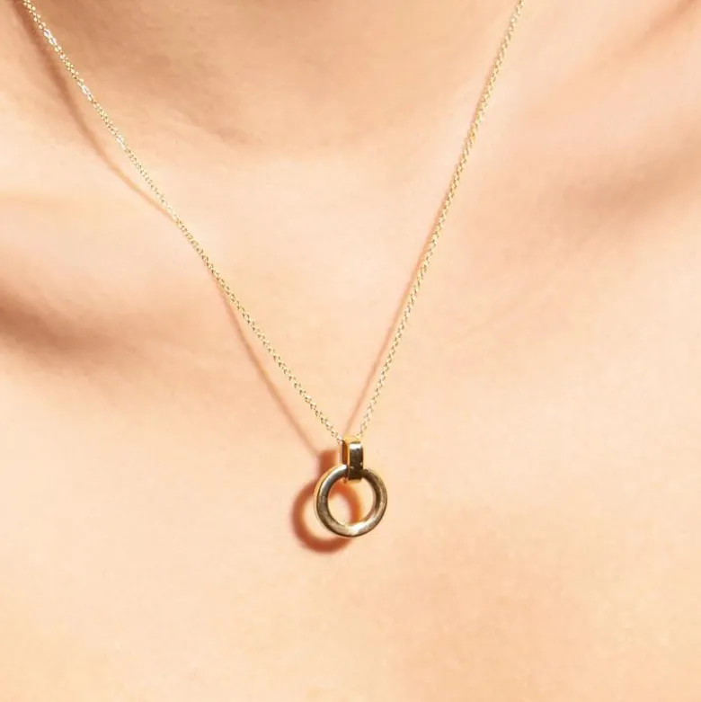 Odette New York® Beau necklace in brass