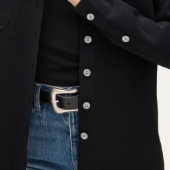 Oversized shirt in super-stretch