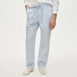 Pajama pant in cotton poplin