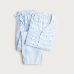Pajama set in cotton poplin