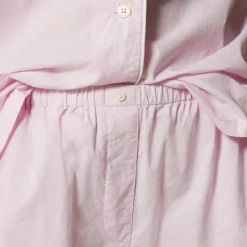 Pajama short set in end-on-end cotton