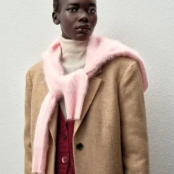 Palais topcoat in Italian wool-blend melton