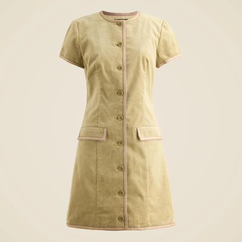 Parc dress in stretch corduroy