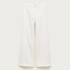 Patch-pocket denim trouser