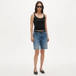 Perfect rib scoopneck tank top