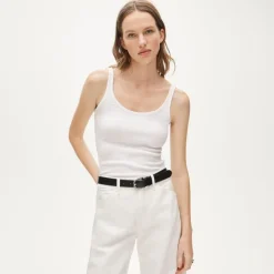 Perfect rib scoopneck tank top