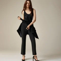 Petite cropped Natalia pant in four-season stretch