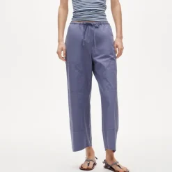 Petite Luna pant in cotton poplin