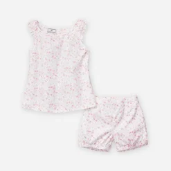 Petite Plume™ girls' Fleur d'Azur Amelie short set