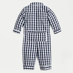 Petite Plume™ infants' romper in gingham
