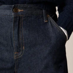 Petite utility low-rise wide-leg jean