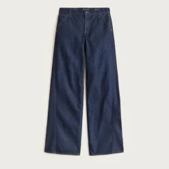 Petite utility low-rise wide-leg jean