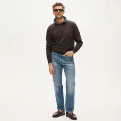 Pima cotton crewneck sweater