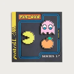 Pintrill® kids' Pac-Man pins set