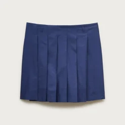 Pleated prep mini skirt