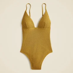 Plunge crochet one-piece