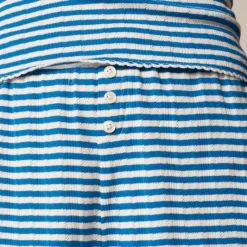 Pointelle short in stripe