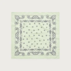 Printed lightweight cotton scarf