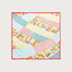 Printed silk scarf