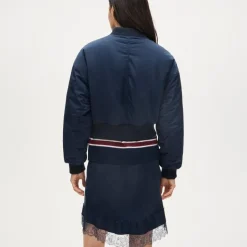 Puffer bomber jacket with PrimaLoft®