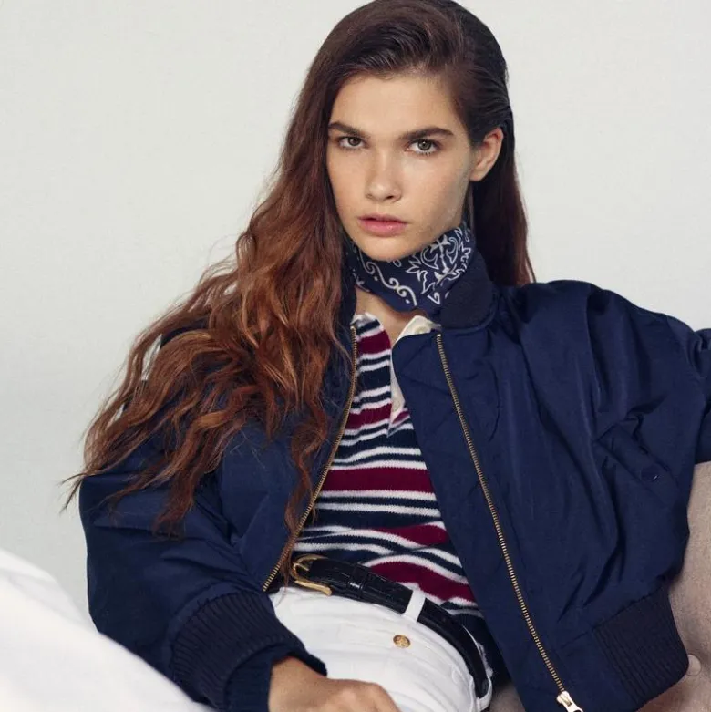Puffer bomber jacket with PrimaLoft®