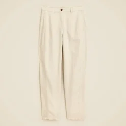 Relaxed barrel-leg pant in linen blend