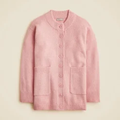 Relaxed milano-stitch cardigan