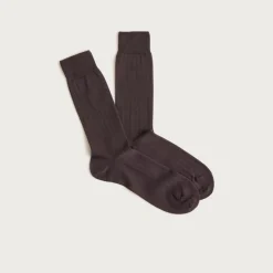 Ribbed dress socks