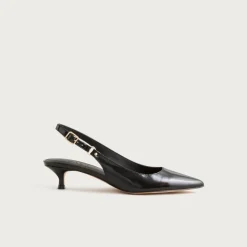 Robin slingback heels in spazzolato leather