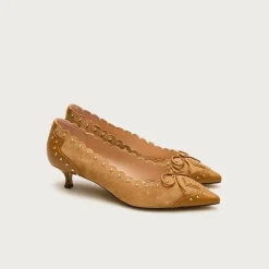 Robin studded pumps in suede