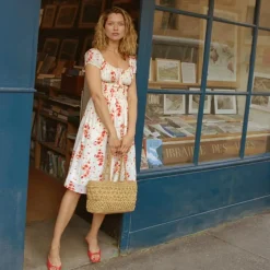Rouje X J.Crew Rêverie dress in vintage floral