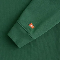 Rugby shirt with striped oxford collar