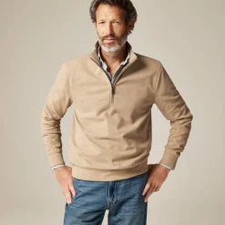Seaboard soft-knit quarter-zip pullover