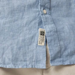Short-sleeve Baird McNutt Irish linen shirt