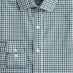 Slim Bowery performance stretch dress shirt with spread collar