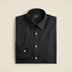 Slim Bowery wrinkle-free dress shirt with point collar