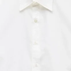 Slim Portuguese cotton oxford dress shirt