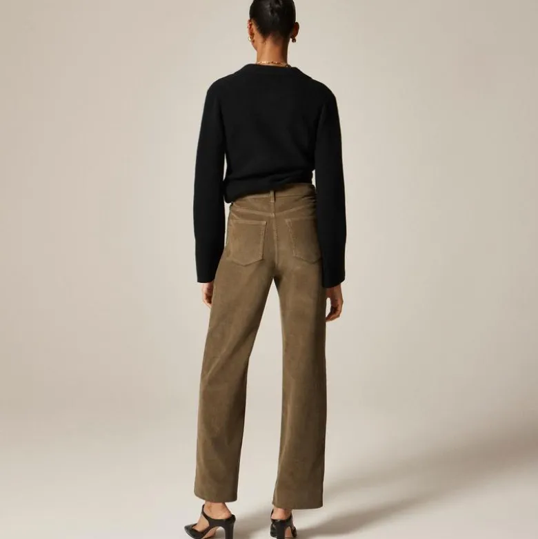 Slim-wide pant in corduroy