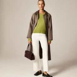 Slim-wide sweater pant